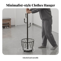 children's Rolling Clothes Rack On casters Rolling Clothes Rack with Shelves