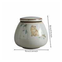 Cat Cremation Urn Waterproof-Resistant Seal Small Cat Memorial Container