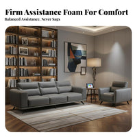 Modern Design 3-Piece Reception Set Minimalist and aesthetic Office Couch Luxurious Feel business Furniture Business look for Corporate Buyers, Waiting Room, Lobby