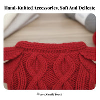 20cm Doll Sweater Versatile Decoration Doll Sweater Stretchable Fit Miniature Winter Clothes for BJD Owners