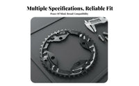Cycle Chain Gear Aluminum Alloy Bike Crankset Gear Steel Construction Mountain Bike Chainwheel for Cyclists, Biking