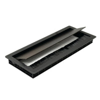 Cable Box with Brush Recessed Wire Management Cover Compact for Professionals
