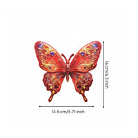 Lepidopteran Wall Decoration Painted Finish Metal Lepidopteran Wall Decor Easy