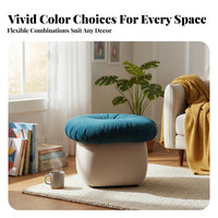 Toadstool-Shaped-Shaped Pouf Creative Design Toadstool-Shaped-Shaped Footstool