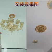 欧式装饰花背景墙装饰吊顶角花镂空雕花PS装饰材料吊顶角花天花板