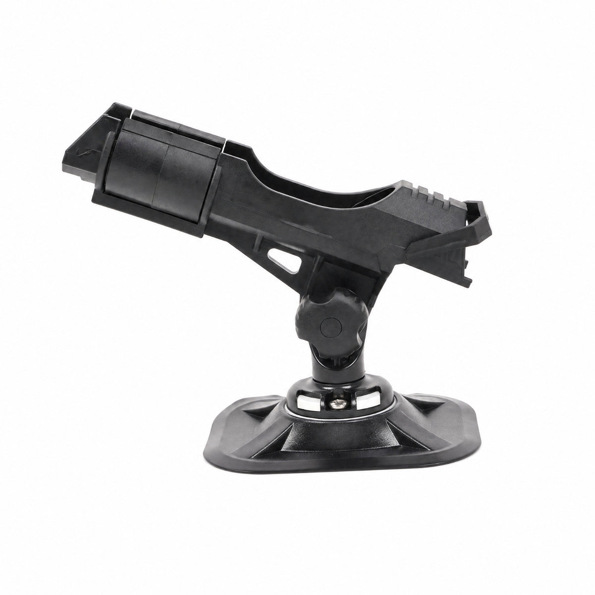 Pivoting Fishing Rod Holder with Base Secure Rod Holder with Deck Mount Long-Lasting Hardware Handshands-off for Anglers