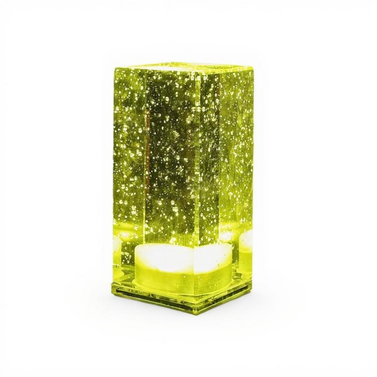 Dimmable crystal LED lamp, portable.