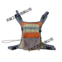 Multifunctional Wear-Resistant Fishing Chest Pack for Outdoor Running and Hiking