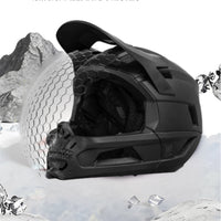 Full Face Bike Helmet Impact Protection Full-Face Helmet Molded Construction
