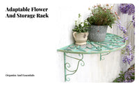 Eave-Shaped plant holder Vintage design Decorative Awning Weather-Resistant