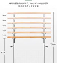 舞蹈把杆家用移动式舞蹈房儿童专业练功杆练舞跳舞杠基本功压腿杆