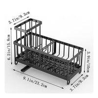 Self-Draining Sink Organizer Base Tray Kitchen Sink Organizer Easy to Clean Household Storage