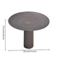 Pedestal Fruit Tray Modern Fruit Bowl with Pedestal Lustrous for Kitchen Counter