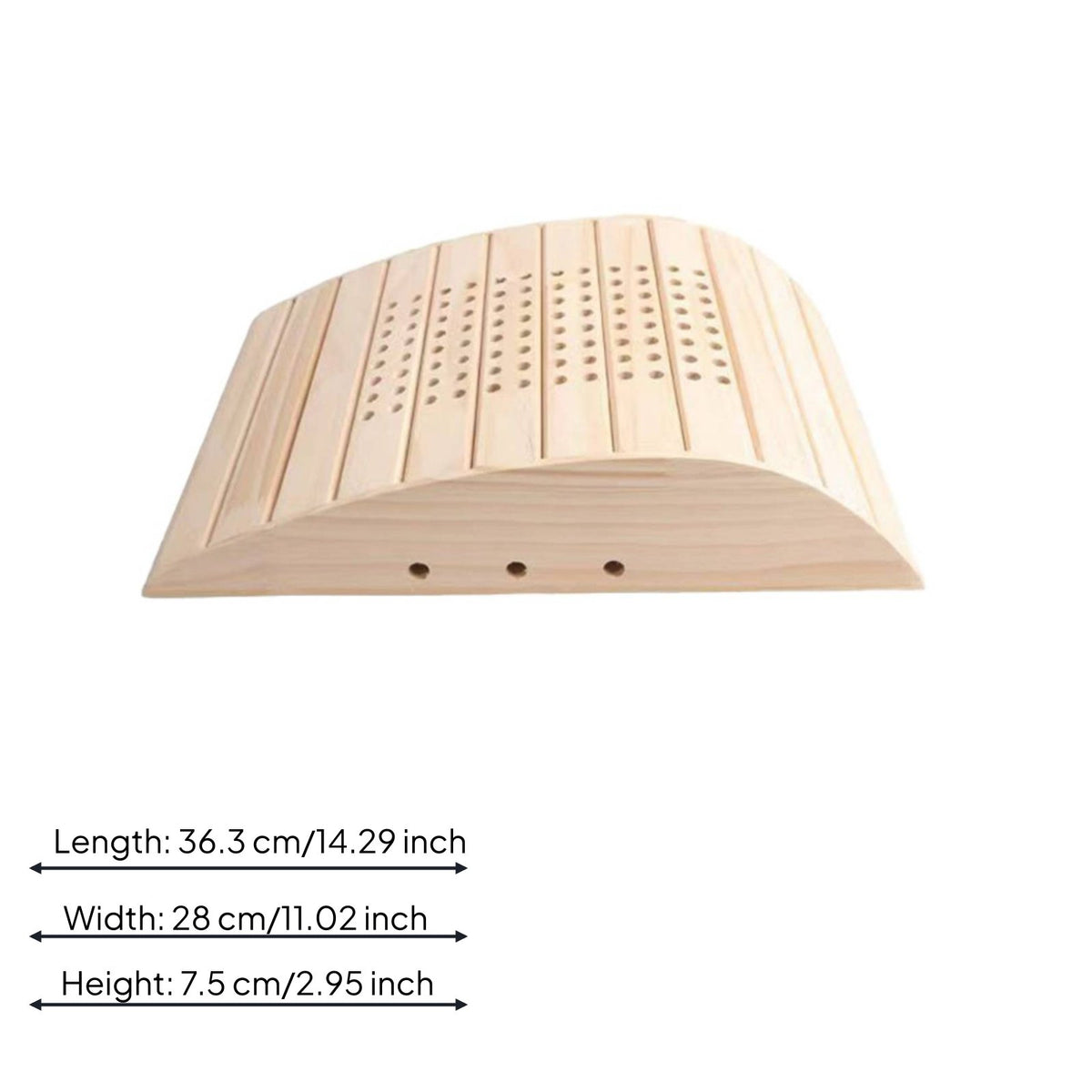 Wooden Moxibustion Box Solid Wood Back Moxibustion Box Vented Design for Spa