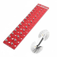 Thread Checker Gauge Plate Printed Markings Nut and Bolt Checker Metal