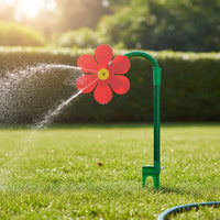 Spike Sprinkler Curved Stem Ground-Insert Sprinkler Flow Through Base