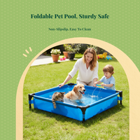 Foldable Pet Pool, Portable Dog Bath Tub, Outdoor Use
