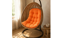 Basket Swing Seat Cushion Easy to Clean Single Swing Chair Cushion Thick Padding