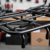 CC110 Luggage Rack Spring Clip Motorcycle Cub Rear Rack Includes Mounting Hardware Motorcycle Cargo Carrier