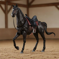 Unpainted PVC Horse Model Poseable Home Decor Collectible