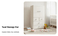 Interlocking Cube Wardrobe Customizable arrangement Interlocking Cube Closet Cartoon Design