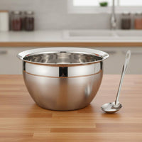 Stainless Steel Oil Strainer Pot Extra Thick Grease Keeper with Strainer