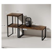 Two-Tier Desktop Shelf spaceSaving 2 Tier Desk Shelf Sturdy