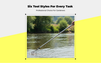 Telescopic Stainless Steel Hook Pole, Adjustable