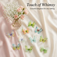 10 Butterfly for Women, Double Accessories Handmade for Daily Wear and Parties, Children Barrettes