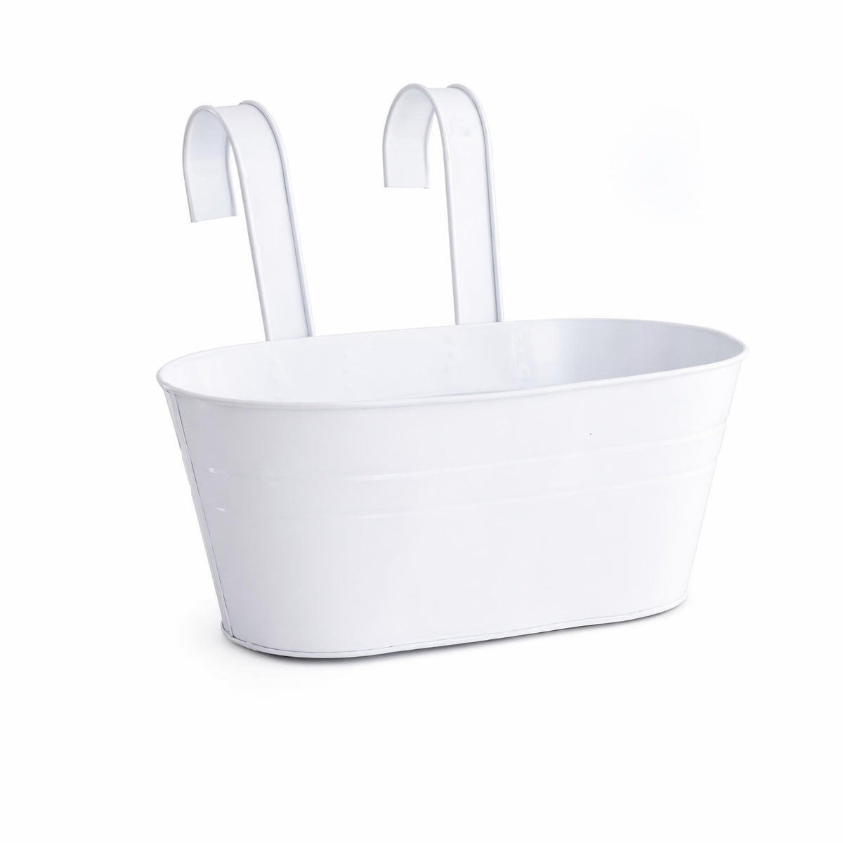 Planter with Hooks Oval Hanging Basket Easy to Install for Gardeners