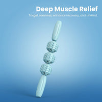 Stick for Leg Muscle Recovery, Fascia Roller Massage for Myofascial Release, for Athletes Stretching