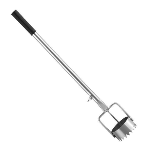 Agricultural Film Hole Puncher Saves Labor Manual Mulch Layer Hole Cutter Sharp Serrated Blade Standing Soil Puncher for Farmers, Greenhouse