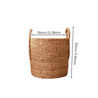 Woven Seagrass Planter Handmade Boho Decorative Basket Nordic Design for Balcony