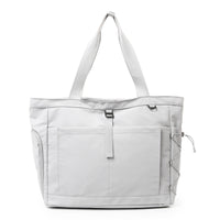 Tote Bag with Outside Pockets Reinforced Shoulder Tote Spacious for Commuters, Travel, Gym