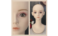 Mannequin Head with Shoulders Matte Manikin Head with Shoulders Life-Size Hairpiece Display Bust for Cosplay