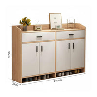 Footwear Storage Unit Dust-Resistant Design Large Capacity Footwear Storage Unit Space Saving for Homeowners, Apartment Dwellers, Dormitory, Hallway