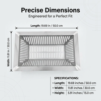 Drain Filter Basket for Sewer Grate, 304 Stainless Steel Underground Drainage System, Heavy Duty Rainwater Perforated Mesh