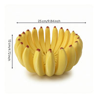 Banana Bowl 3D-Printed Fruit Tray Sculptural for Kitchen
