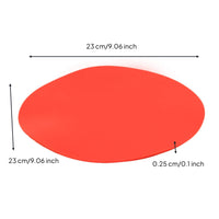 Flat-Profile Training Marker Disc Flexible Flat Position Marker Thin Sit Position Non-Slip for Coaches, Athletes, Soccer Players, Agility Exercises, Gym Floor