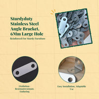 Rust-resistant stainless steel bracket