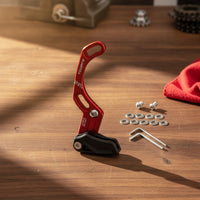 CNC-Machined Chain Guide with Lower Guard Smooth Bike Chain Guide Long-Lasting Lightweight for Mountain Bikers, Rough Trails