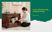 Sturdy wood indoor cat house