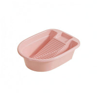 Washboard Basin Open-Top Hand Washing Basin Rounded Rectangular