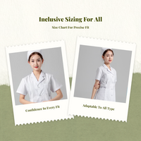 Women's Nurse Uniform, Short Sleeve, Breathable, Lightweight