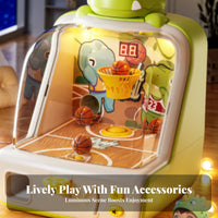 Miniature Hoop Machine Automatic Scoring Desktop Hoop Flinger Scoreboard Interactive Play for Children, Young Children, Home