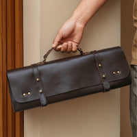 Drum Bag Leather Drumstick Roll Small Holder for Gigs, Music School