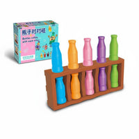 10 Bottles Parent-Child Interaction Color Bottle Memory Toy Educational Bottle Pair Matching Game Easy to Learn Blind Guessing Game for Children, Preschoolers, Classroom