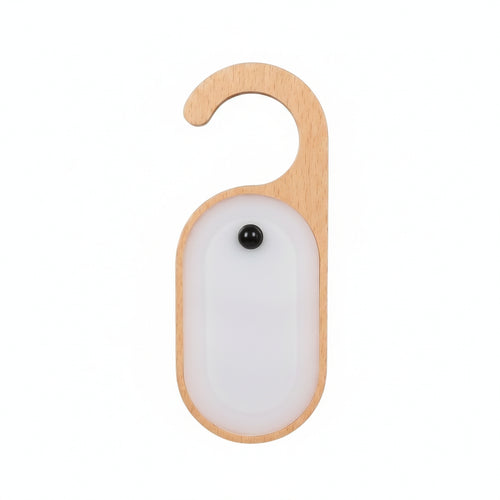 Wooden Night Light Battery Operated Lamp Minimalist for Entryway, Dorm Room