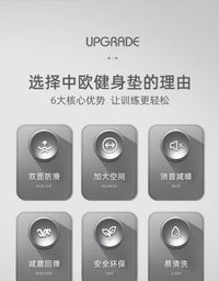 宿舍专用男士健身垫防滑瑜伽垫隔音防震加长加宽加厚运动家用地垫 升级加长款 黑色【200*80cm】赠绑带 15mm(初学者)