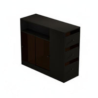 Partition Shelving Unit Unobstructed Standing Multi-Sided Partition Cabinet Multifunctional Space-Saving for Homeowners, Adults